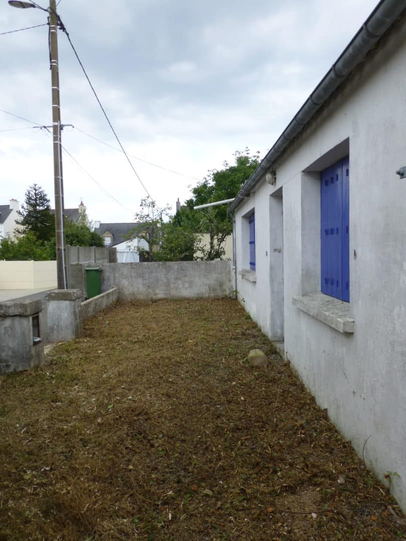 Remise en etat de terrain avant apres Brech 5 - Accueil