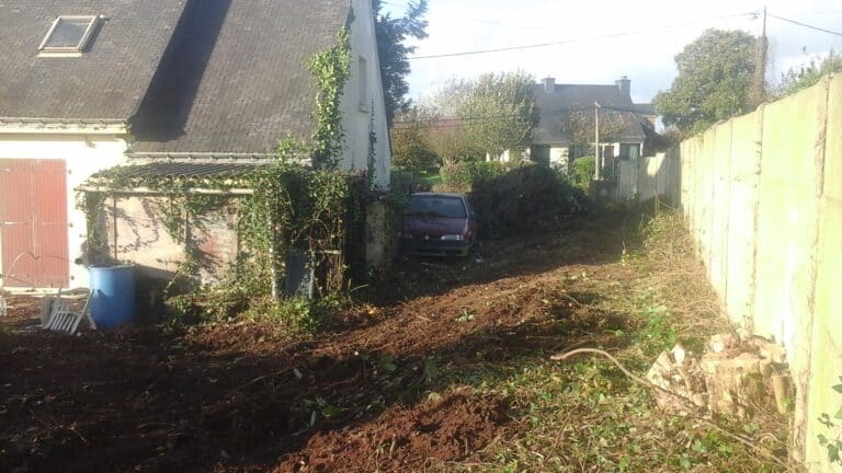 Remise etat terrain Pluneret apres - Auray Vannes