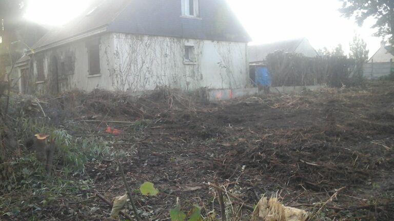 remise en etat terrain parc - Auray Vannes