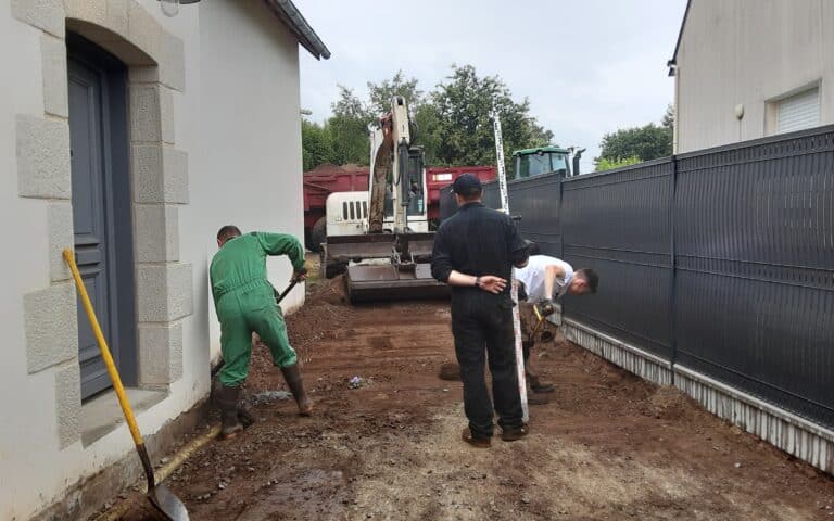 Amenagement allee carrossable Plescop 1 - Auray Vannes