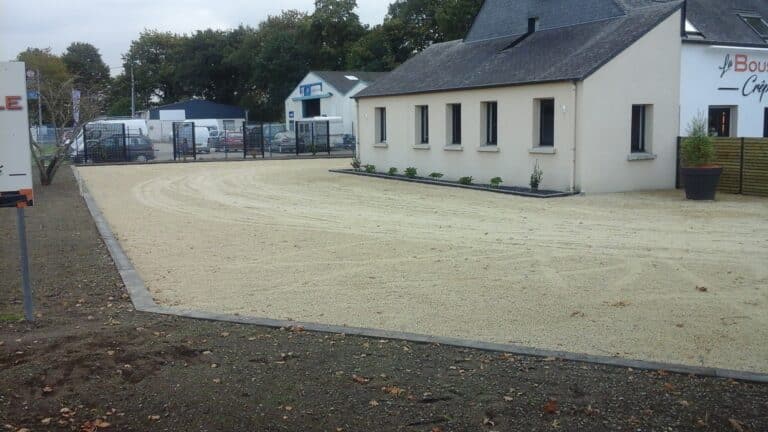 Creation paysagere Creperie La Boussole Plumergat apres 1 - Auray Vannes