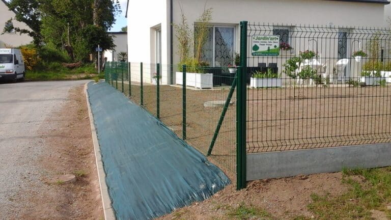 cloture souple et rigide pluneret - Auray Vannes